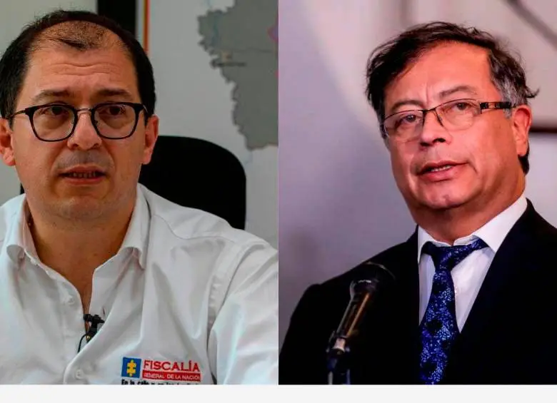 Gustavo Petro y Francisco Barbosa